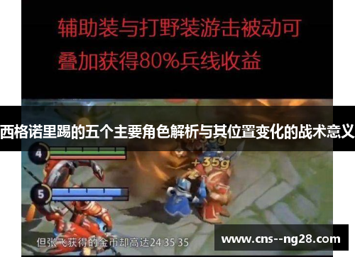 西格诺里踢的五个主要角色解析与其位置变化的战术意义